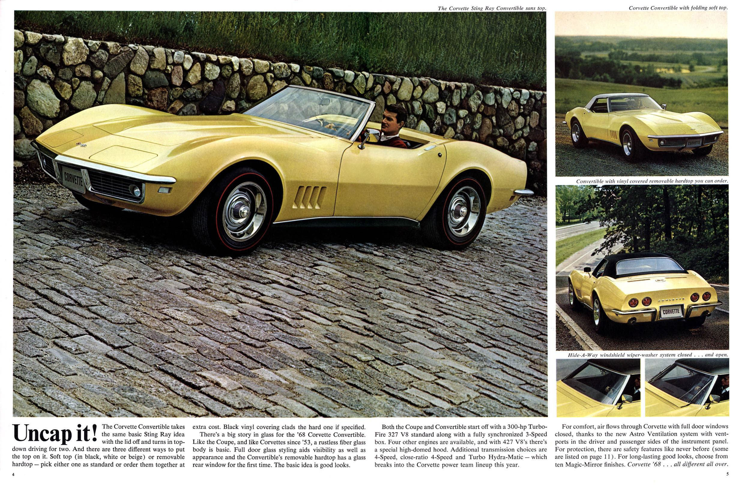 1968 Corvette Brochure Page 1